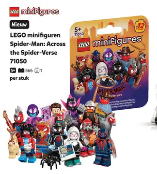 Aanbieding: LEGO minifiguren Spider-Man: Across the Spider-Verse