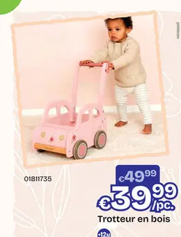 Offre: Little Dutch Chariot à boucles Rose FSC
