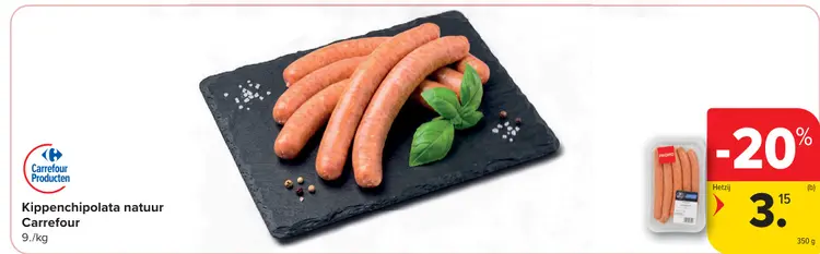 Promotie: Kippenchipolata natuur