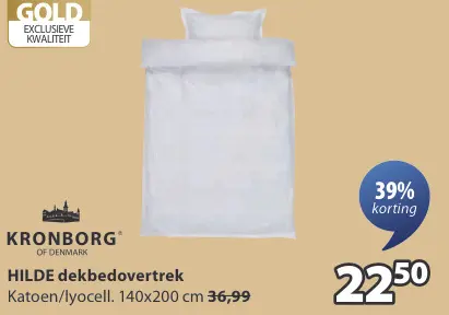 Aanbieding: INGEBORG satijnen dekbedovertrek