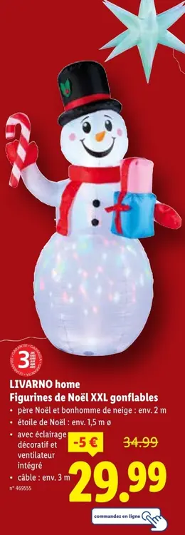 Offre: Décorations de Noël XXL gonflables