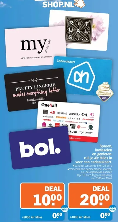 Aanbieding: Cadeaukaart