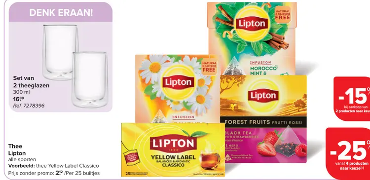 Promotie: Lipton thee
