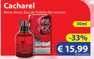 Aanbieding: Cacharel Amor Amor, Eau de Toilette for women