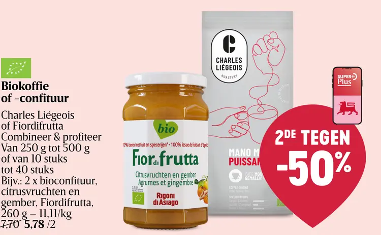 Promotie: Biokoffie of -confituur