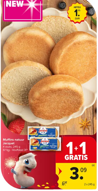 Promotie: Muffins natuur