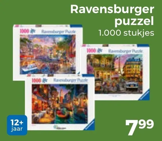 Aanbieding: Puzzel 1.000 stukjes