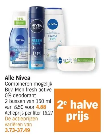 Promotie: Alle Nivea