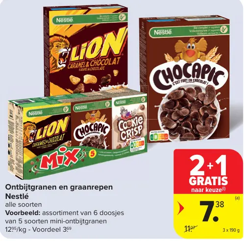 Promotie: Ontbijtgranen en graanrepen