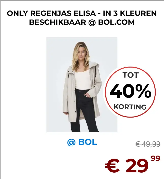Aanbieding: Regenjas elisa