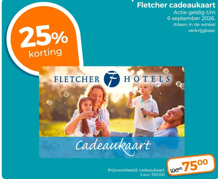 Aanbieding: Fletcher cadeaukaart