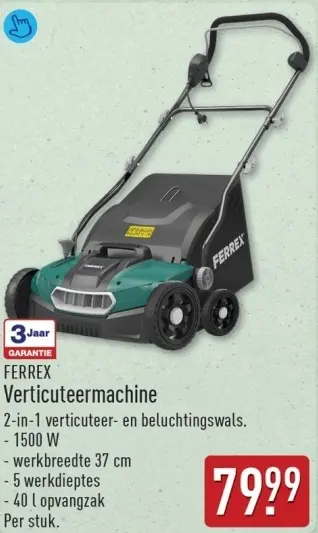 Aanbieding: Verticuteermachine