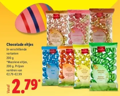Aanbieding: Chocolade eitjes