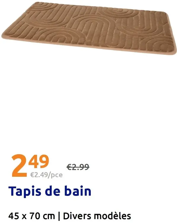 Offre: Tapis de bain