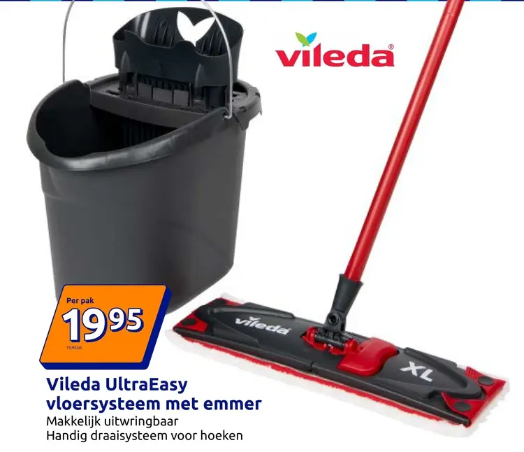 Promotie: Vileda UltraEasy vloersysteem met emmer