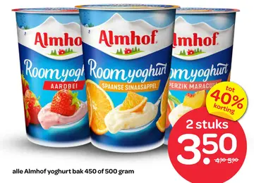 Aanbieding: Almhof yoghurt