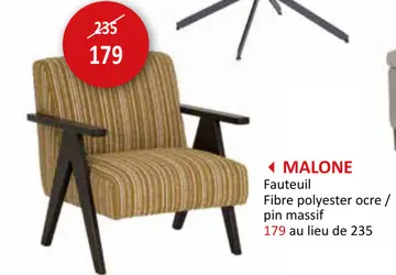 Offre: MALONE Fauteuil