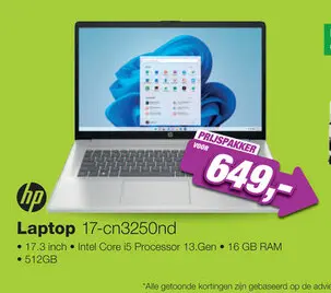 Aanbieding: Laptop 17-cn3250nd