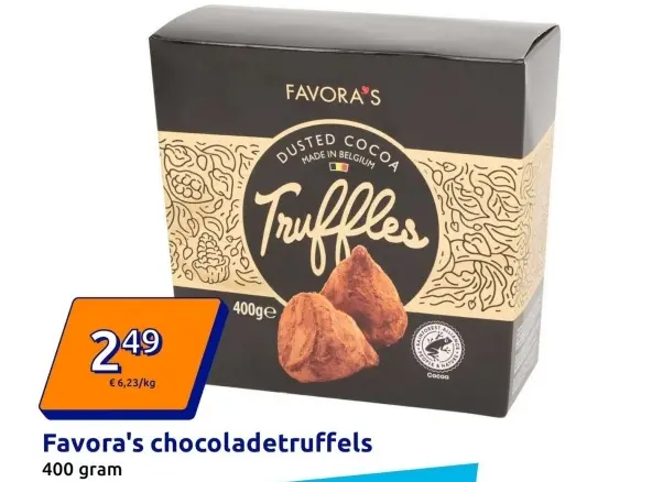 Aanbieding: Favora's chocoladetruffels