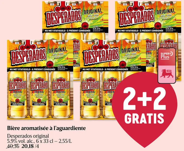 Offre: Bière aromatisée à l'aguardiente