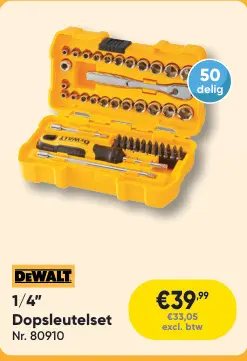 Promotie: Dopsleutelset