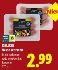 Aanbieding: DELUXE Verse worsten