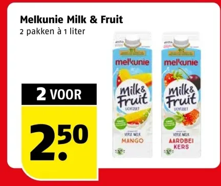 Aanbieding: Milk & Fruit