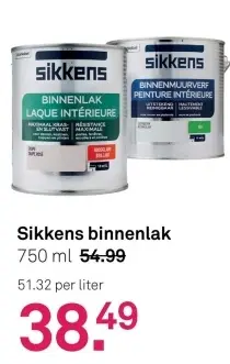 Aanbieding: Sikkens binnenlak