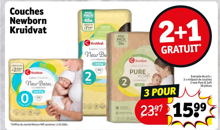 Offre: Couches Newborn