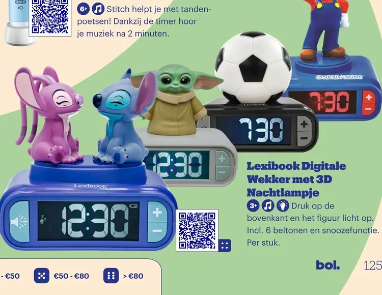 Aanbieding: Lexibook Digitale Wekker met 3D Nachtlampje