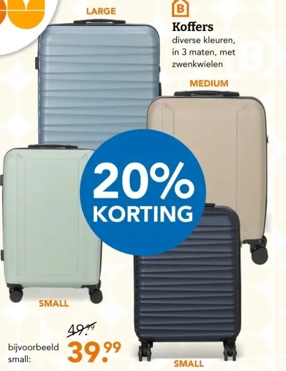 Aanbieding: Koffers