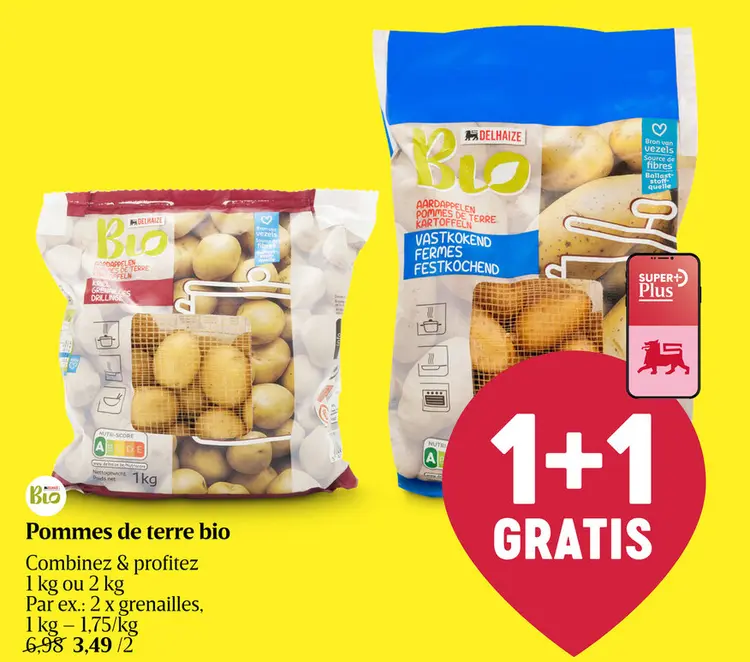 Offre: Pommes de terre | Chair ferme | Bio