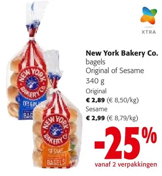 Aanbieding: New York Bakery Co. bagels