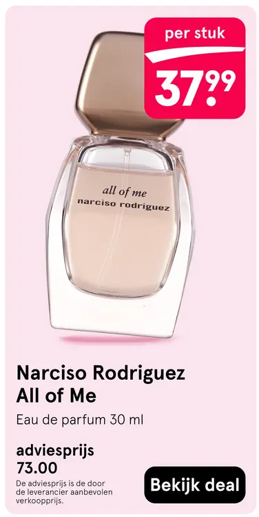 Aanbieding: Narciso Rodriguez All of Me