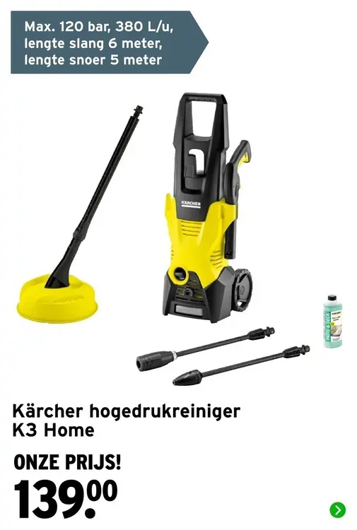 Aanbieding: Hogedrukreiniger K3 Home