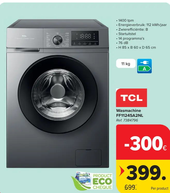 Promotie: Wasmachine FF1124SA2NL