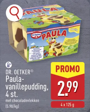 Promotie: Paula-vanillepudding