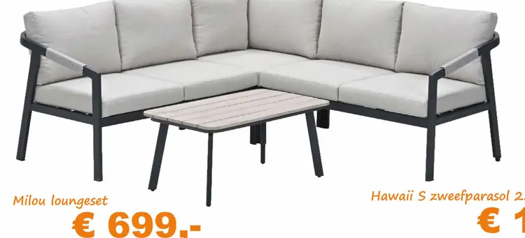 Aanbieding: Milou loungeset