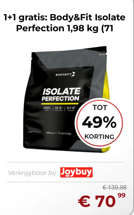 Aanbieding: Body&Fit Isolate Perfection