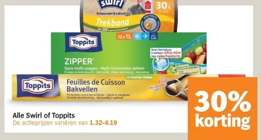 Aanbieding: Alle Swirl of toppits
