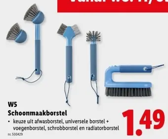 Promotie: Schoonmaakborstel