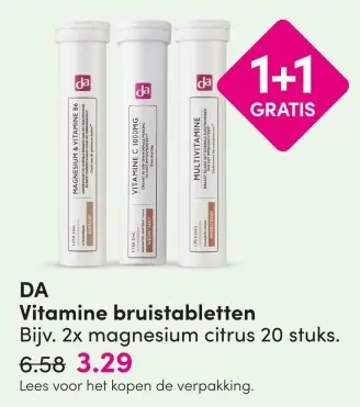 Aanbieding: Vitamine bruistabletten