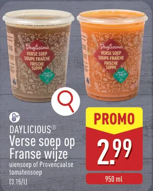 Promotie: Verse soep op Franse wijze