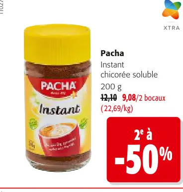 Offre: Instant chicorée soluble