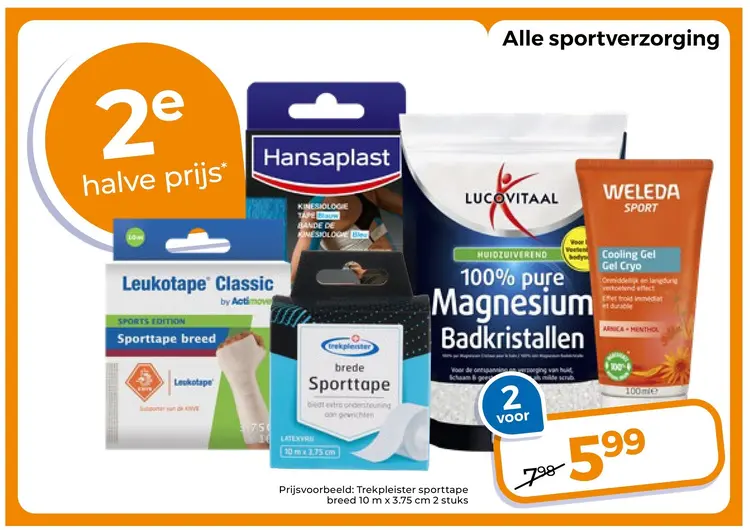Aanbieding: Alle sportverzorging