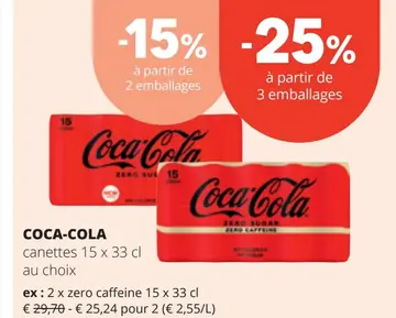 Offre: Coca-cola