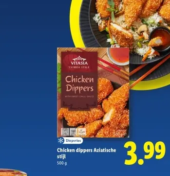 Aanbieding: Chicken dippers Aziatische stijl