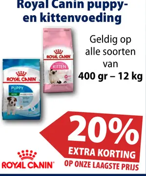 Aanbieding: Royal Canin puppy- en kittenvoeding