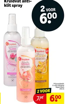Aanbieding: Kruidvat anti-klit spray