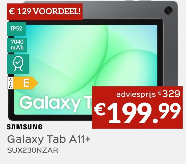 Promotie: Galaxy Tab A11+